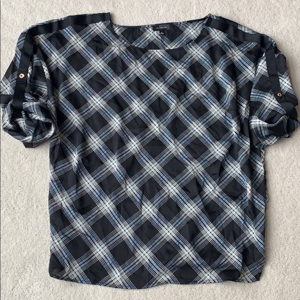 💯✔️Plaid blouse